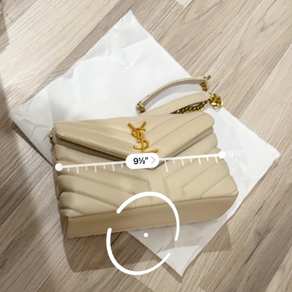 Yves Saint Laurent Cream Quilted Bag - Picture 14 of 17